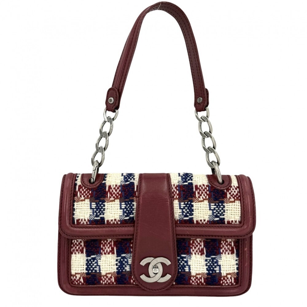 Chanel Shoulder Bag for Women, Coco Mark Check Pattern, Bag, Handbag, CHANEL ...